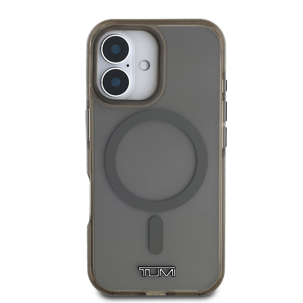 TUMI iPhone 16 Orjinal Lisanslı M-safe Şarj Özellikli Airbagli Transparan Kılıf TUMI iPhone 16 Orjinal Lisanslı M-safe Şarj Özellikli Airbagli Transparan Kılıf